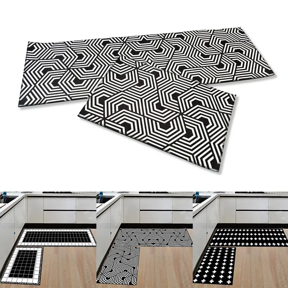 

40*60cm/40*120cm Triangle Grid Animal Bathroom Anti-slip Doormat Floor Mat Rug Living Room Kitchen Toilet Floor Mat Decor