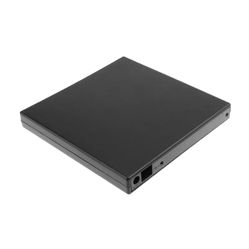 

12.7mm Ultrathin CD Driver Case + Panel USB 2.0 Port SATA HDD Box High Speed 480Mbps External Optical Drives for PC Computer