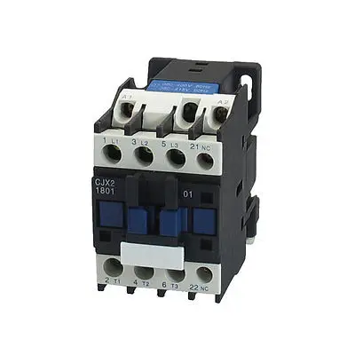 

380-415 В контроллер мотора катушки, контактор переменного тока 3 P 3 Pole NC 220V 18A CJX2-1801