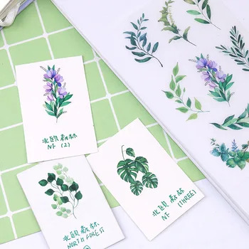 

Coloffice 6PCs/Set Original Small Fresh Stationery Sticker Diary Pocket Decoration Material Creative Life Stickers Children DIY