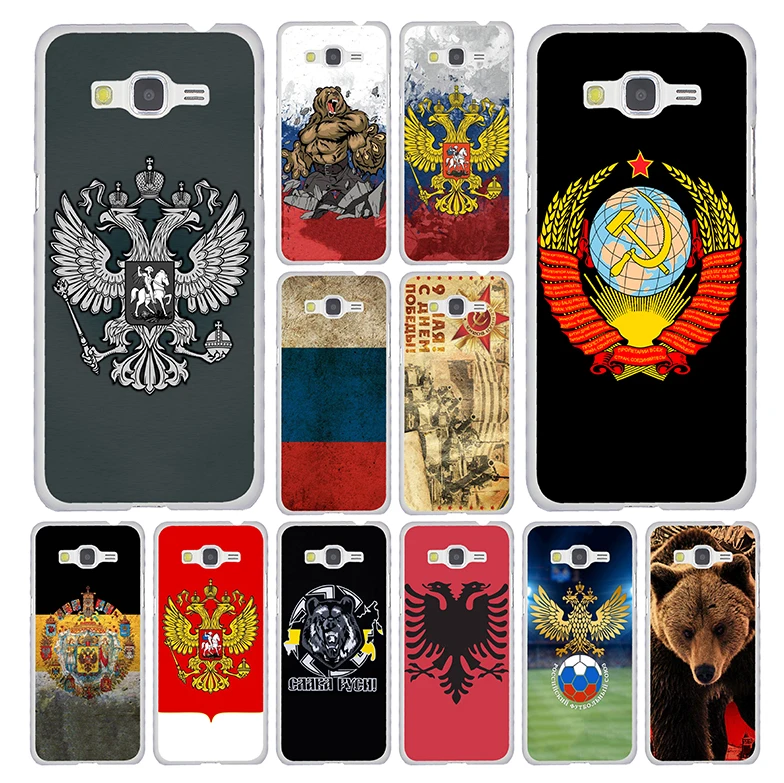 Lavaza Flag Russian bear eagle Phone Case for SamSung Galaxy M30 M20 M10 A70 A50 A40 A30 A10 A9 A8 A7 A6 Plus A5 A3 2018 2017 | Мобильные