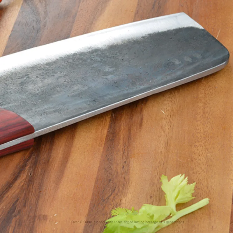  Free Shipping MISGAR Handmade Clip Kitchen Knives Carbon Steel Chinese Style Chef Slice Meat Vegeta - 32657060982