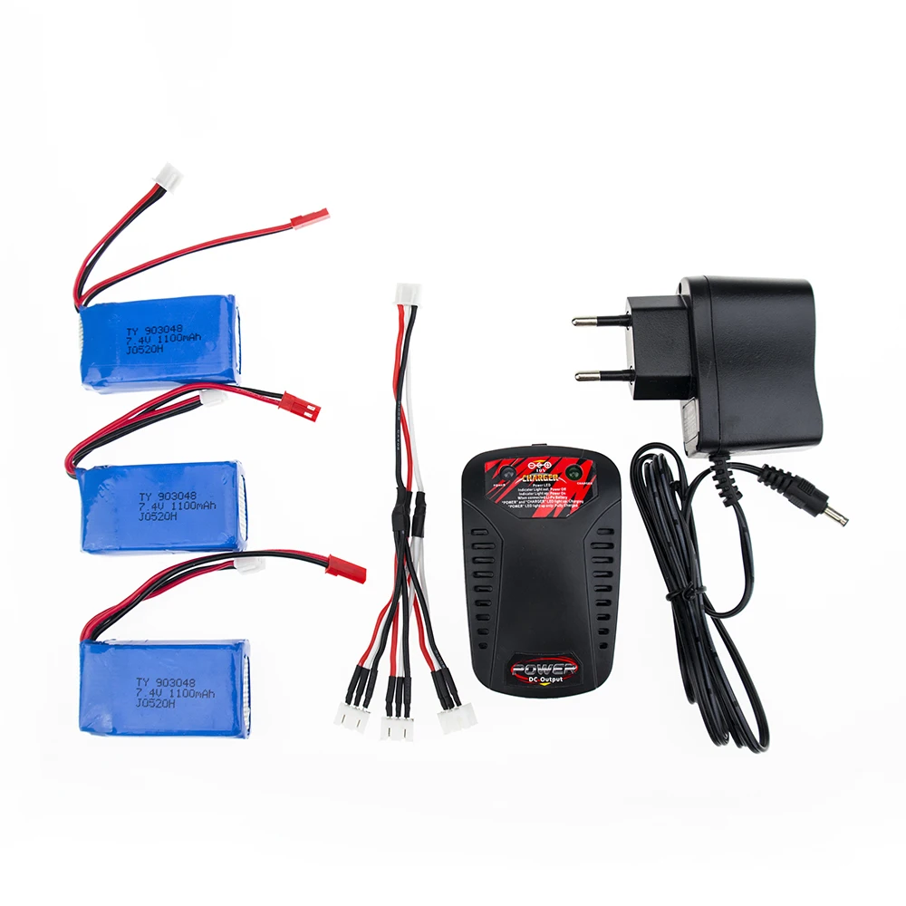 

EU plug balance charger 7.4V 1100mah Wltoys A949 A959 A969 A979 K929 LiPo Battery JSTplug Part for Wltoys RC Part Wholesale