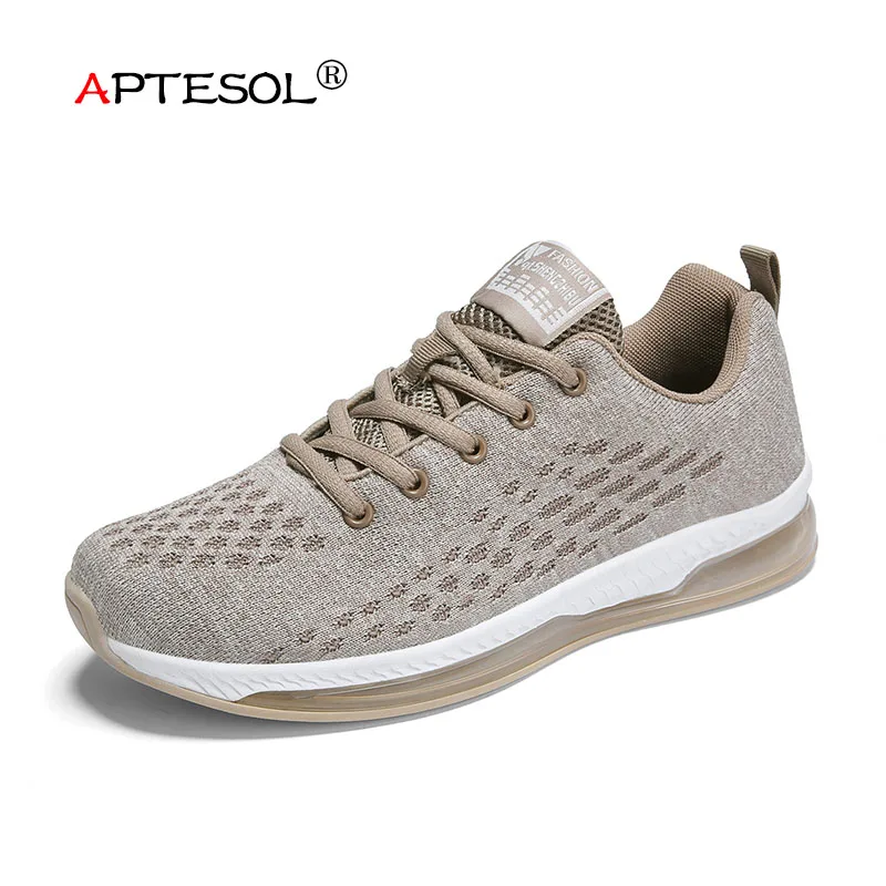 APTESOL Men Brand High Quality Mesh Running Shoes Mens Outdoor Non-Slip Walking Breathable Soft Sneakers Male Size 39-44 | Спорт и