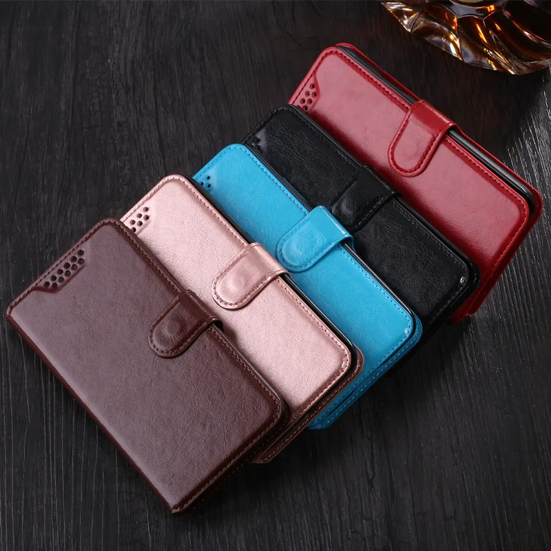 

Luxury Flip Wallet Leather Cover Case For LG L65 Dual D285 D280 LG L70 D325 D320 Cell Phone Case Back Cover With Card Holder