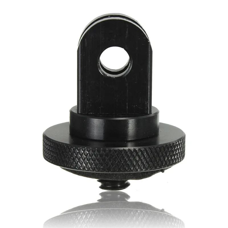 

Black Mini Tripod Screw Mount Adapter With 1/4" Screw Thread Monopod Accessory For GoPro Hero 3+ 3 2 1 Sport Action Camera