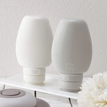 80 мл/60 мл новые силиконовые многоразовые Бутылочки для упаковки лосьона для путешествий контейнер для шампуня бутылки для пресса