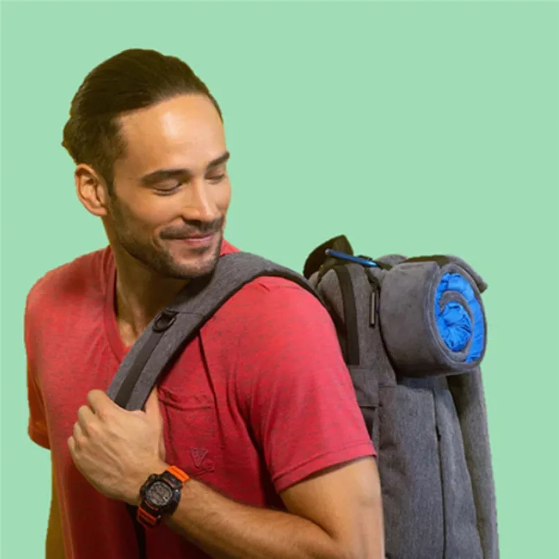 Hiking Scarves Outdoor Portable Pillow Neck Scarf Cold-proof Keep Warm Collar Neck Pillow Massage Cushion  (1)