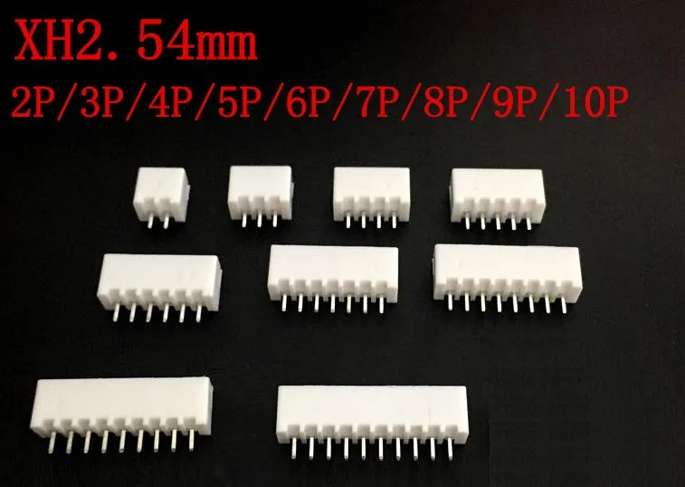 50 шт. XH2.54 разъем 2,54 мм контактный разъем XH2.54-2P/3 P/4 P/5 P/6 P/7 P/8 P/9 P/10 P XH2A/3A/4A/5A /6A/7A/8A/9A/10A