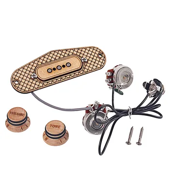 

Cigar Box Guitar Pickup 3 String Durable Musical Instrument Accessories for Music Lovers FG66
