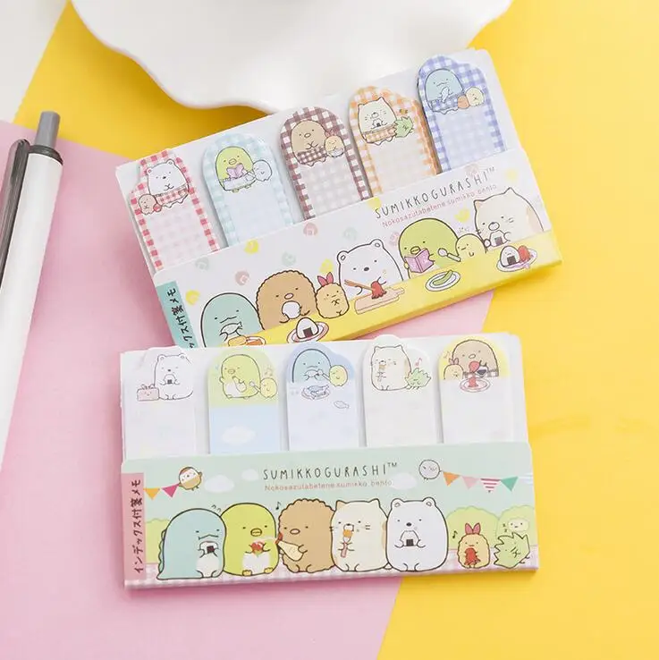 

Sumikko Gurashi N Times Self-Adhesive Memo Pad Sticky Notes Bookmark School Office Supply
