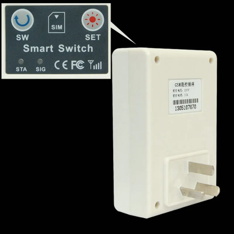 OE ЕС plug телефон Телефон PDA GSM RC пульт дистанционного Управление разъем Мощность Smart Switch 900/1800 мГц SC1-GSM