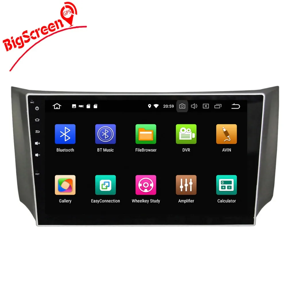 Sale 2 Din Android 8.0 RAM 4GB+32GB 8 Core Car Radio GPS Navi For Nissan Sylphy 2012-2015 auto gps navi stereo Dvr Tape multimedia 5