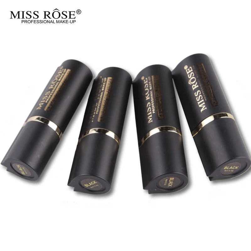 MISS ROSE Brand Black Eyeliner Matte Waterproof Long Lasting Easy to Wear Eye Liner Gel Quick Dry Natural Makeup Eyeliner setsz4
