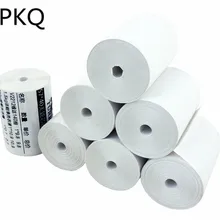 1 рулон(13 м) 57*40 мм тепловой чековый бумажный рулон для мобильный платежный 57 мм Термопринтер Лот бумага для печати этикеток печатная бумага