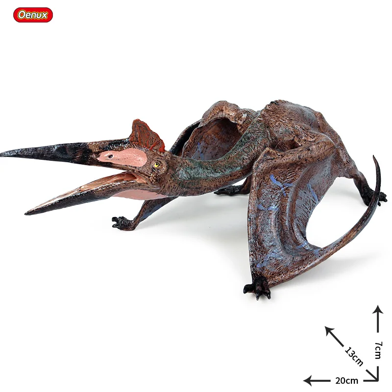 Oenux Юрского периода Quetzalcoatlus Ljahjas экшн фигуры динозавров мир Pterodactyl Хищник Модель Коллекция детская игрушка - Цвет: Without Box