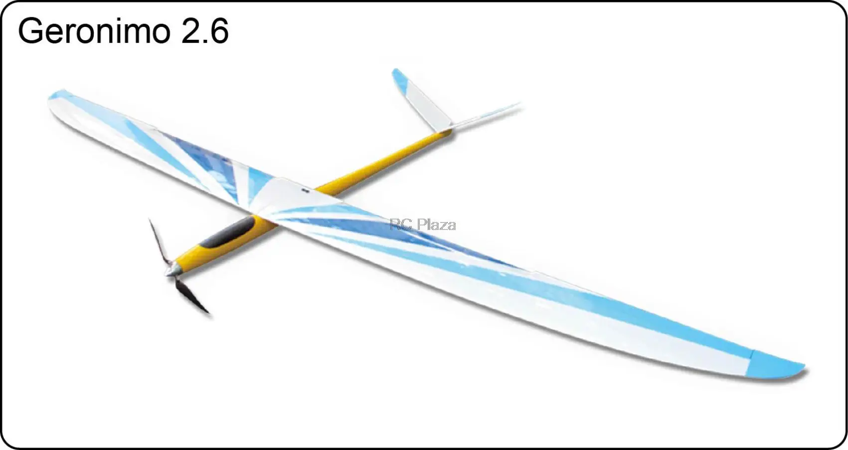 FlyFly хобби Geronimo Электрический планер 2600 мм комплект без электронной части RC стекловолокна парусник