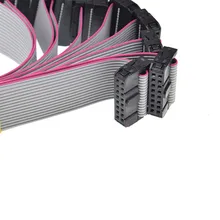 Ленточный кабель 28AWG IDC кабель 16pin 1,27 мм Шаг fpc-кабель длина 20 см с разъемом 2,54 мм 0," шаг, 200 шт./лот