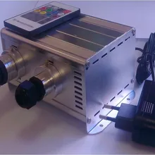 25 Вт светодиодный световой двигатель; Белый светодиодный цвет и цветное колесо, 20key RF пульт дистанционного управления скоростью и режимом отдельно, мерцание и звезда съемки