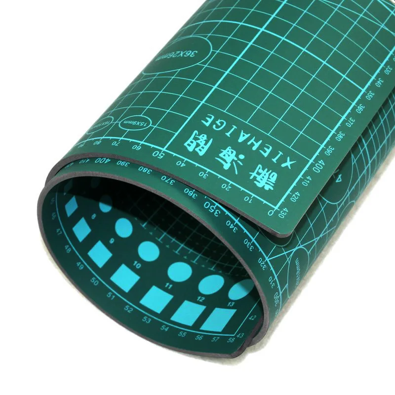 Skup Mata do cięcia wielokrotnego użytku A2 Patchwork trwała strona A2 maty do rzeźbienia pcv deska do krojenia narzędzia do patchworku o grubości 3mm