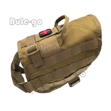 Тактическая нейлоновая жилетка для собак Molle, военная дышащая одежда для собак