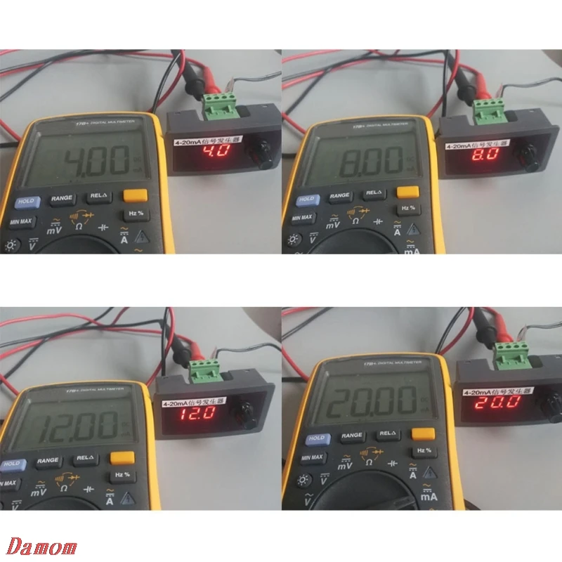 DC 12 V/24 V 4-20mA генератор сигналов Источник тока с защитой от полярности