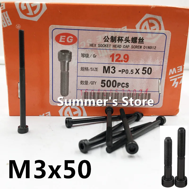 Винт DIN912 M3 * 50 мм из легированной стали шт./лот|screw bolt|m3 screwscrew m3 |