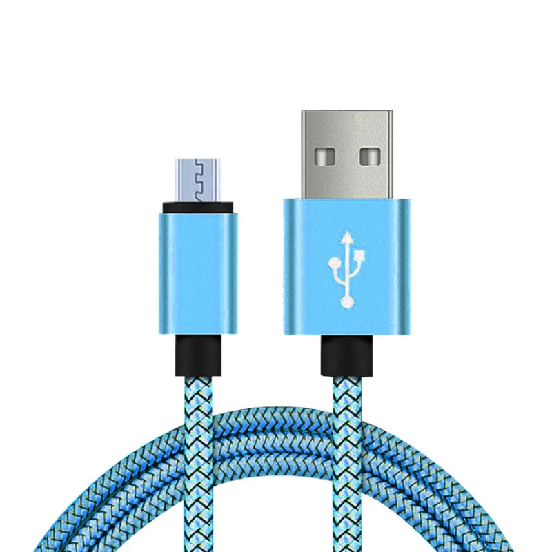 Кабель Micro USB для быстрой зарядки 1/2/3 м USB кабель с нейлоновой оплеткой провод для samsung sony Xiaomi Android телефона передачи и синхронизации данных Зарядное устройство кабель смартфон