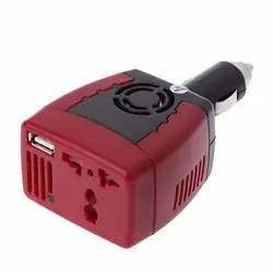 150 W автомобильный инвертор зарядное устройство адаптер 12 V DC до 110/220 V AC + USB 5 V Высокое качество