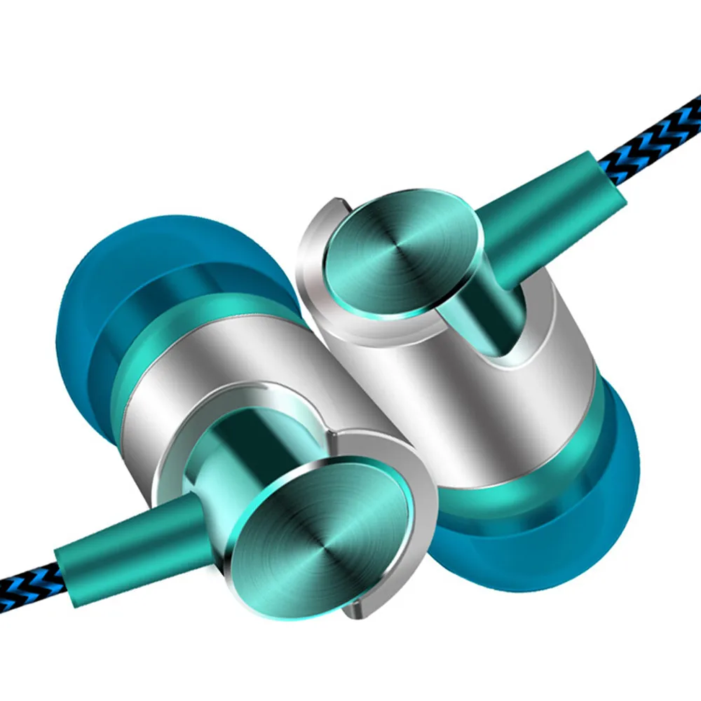 Универсальные 3,5 мм наушники-вкладыши проводные стерео наушники с микрофоном для мобильных телефонов профессиональные металлические наушники#0