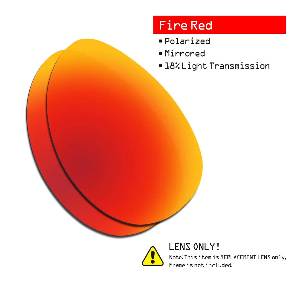 SmartVLT 2 пары поляризованных солнцезащитных очков замена линз для Оукли отзывы Ледяной Синий и огненный красный