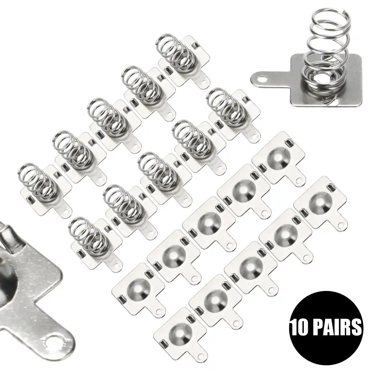 Details about / 10Pair Replacement Metal Batteries Spring Contact Plate For AA AAA Batter SVWI