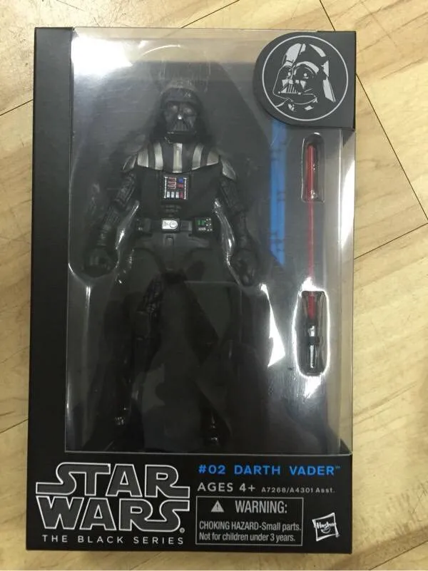 Star Wars Black Series 6 фигурки из аниме Дарт Вейдер Кайло Рен Штурмовик Боба Фетт 6 дюймов фигурки из фильма детские игрушки