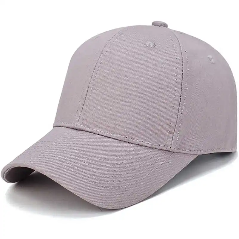 Модные летние бейсбольные кепки с хвостиком простые женские и мужские однотонные Регулируемые спортивные шапки унисекс Snapback хип-хоп папа шляпа/D - Цвет: Gray