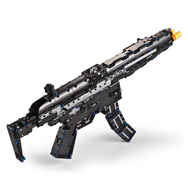 Прохладный Современное военное H& K MP5 Rubberband пистолет-пулемет! строительный блок модель кирпича сборочные игрушки коллекции для мальчиков подарки