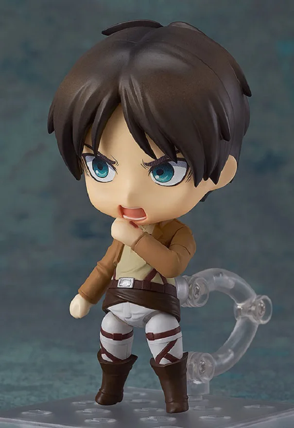 Нападение на Titan Nendoroid 375 # Эрен Jaeger Игрушка эрен ПВХ Рисунок 10 СМ Аниме