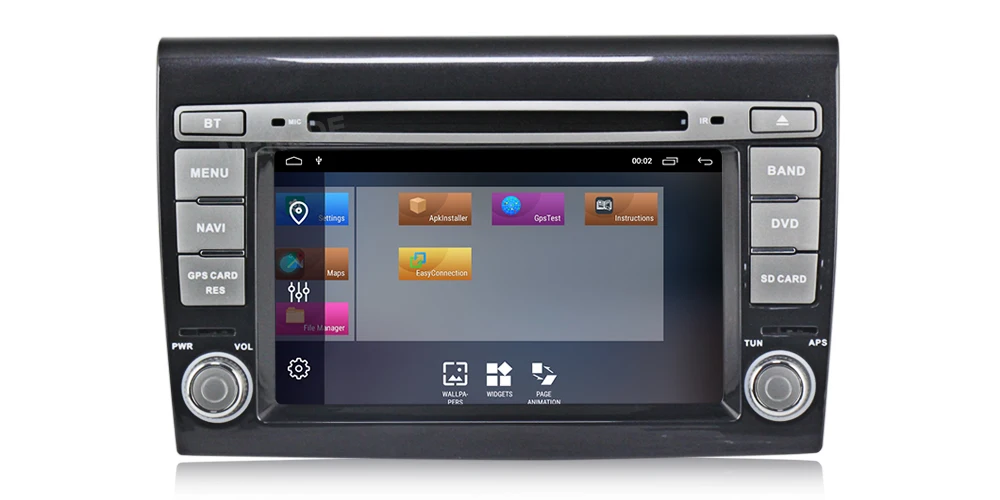 Flash Deal MEKEDE HD Car Multimedia Player Android 9.1 GPS 2 Din Stereo System For Fiat Bravo 2007-2012 4 Core 2GB RAM Radio am fm Wifi USB 16