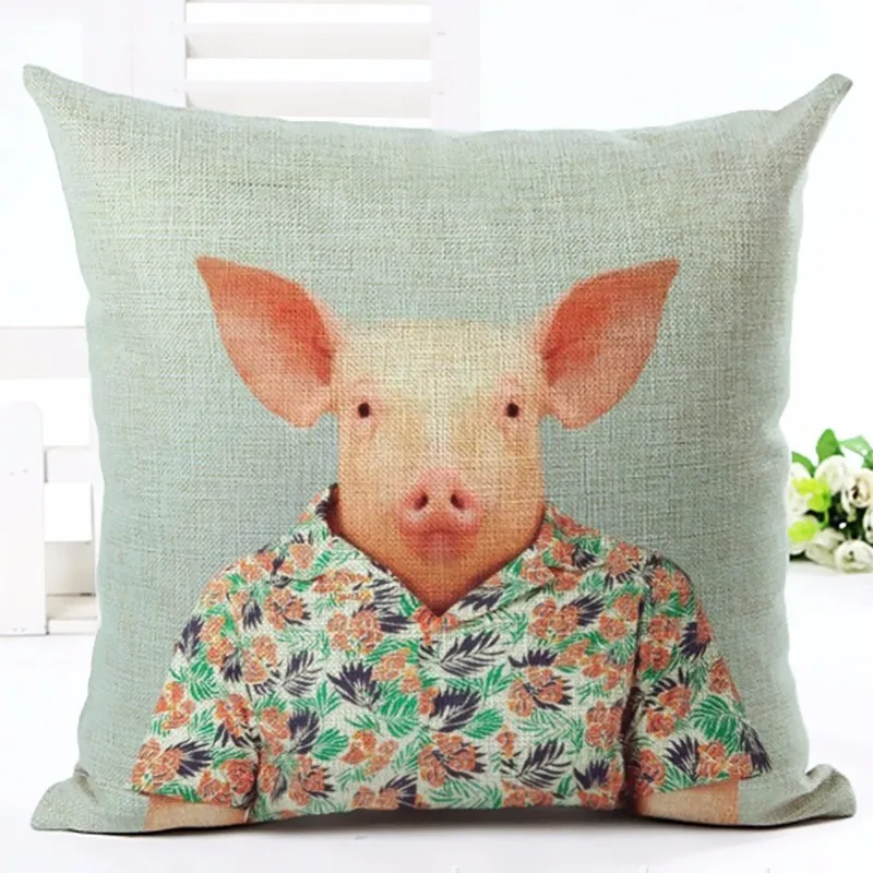 Модная подушка для дивана с рисунком животных, подушка для дивана, домашний декор, наволочка almofadas Cojines