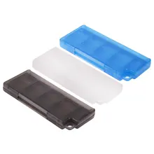 Цвет: черный, синий белый 10-in-1 коробка для хранения карт памяти игроки собирать или магазинах игровые карты пластиковых держателей автомобильных аксессуаров