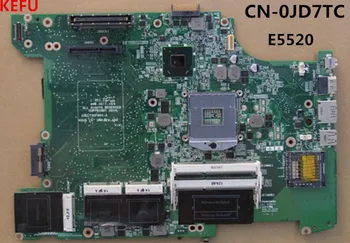 

KEFU For DELL E5520 Laptop Motherboard MainBoard CN-0JD7TC DDR3 Full Tested Free Shipping