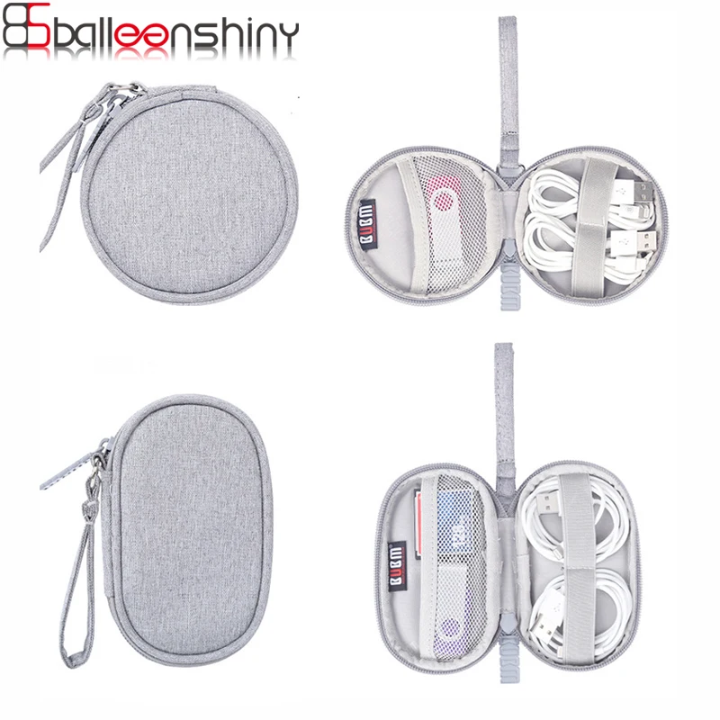 

BalleenShiny SD Card Data Cable Mini Storage Bag U Disk Mini Earphone Storage Box USB Cable Storage Bag Organizer Digital Cases
