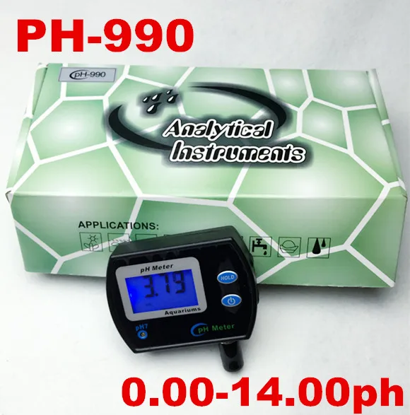 

20pcs by dhl fedex Water Quality Acidity PH Tester Monitor Meter Acidometer large screen with plug