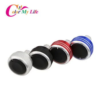 

Air Knobs for Nissan Qashqai 2012 Aluminum Alloy Air Conditioning Knob AC Knob Heat Control Switch Button Knob Car Styling