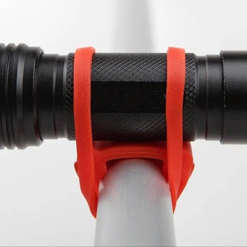 Perfect Dropshipping Bike Light Handlebar Silicone Strap Flashlight Fixing Bands Elastic Bandage Bicycle Light Mount Holder Accessories 1