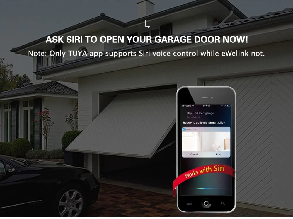 EACHEN WiFi умный дом гаражная дверь открывалка беспроводной пульт дистанционного управления работает с TUYA SmartLife App Alexa Google Home IFTTT GD-DC5