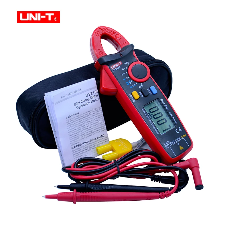 Digital Clamp Meters Multimeter True RMS AC/DC Current Capacitance Tester Multitester LCR Meter Megohmmeter UNI-T UT210D | Инструменты