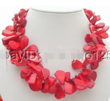 

Free shipping Hot sale Free Shipping>>>>>Excellent! 21mm Red Coral Necklace