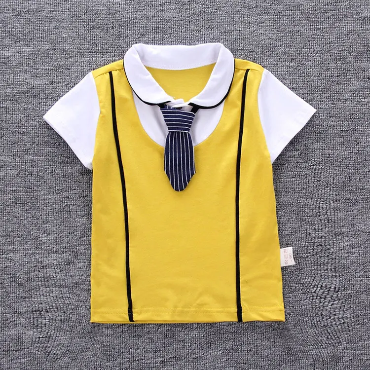 Verão de Algodão Conjuntos de Roupas de Bebê Festa de Aniversário T shirt plus Pant Conjuntos de Pano das Crianças 2019 Menino Infantil Formal 1 Ano Terno 5 1 ano de festa de aniversário roupas