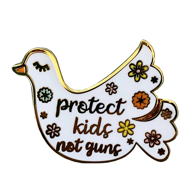

peace pigeon enamel pin