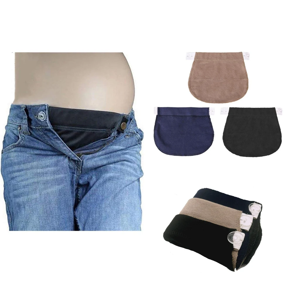 Maternity Pregnancy Waistband Belt Extension Belt Adjustable Elastic